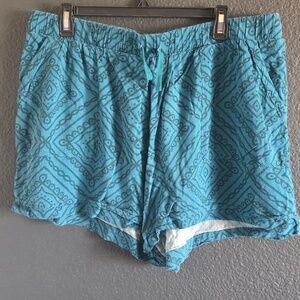 💜LuLaRoe Teal Patterned Women's Athletic Shorts